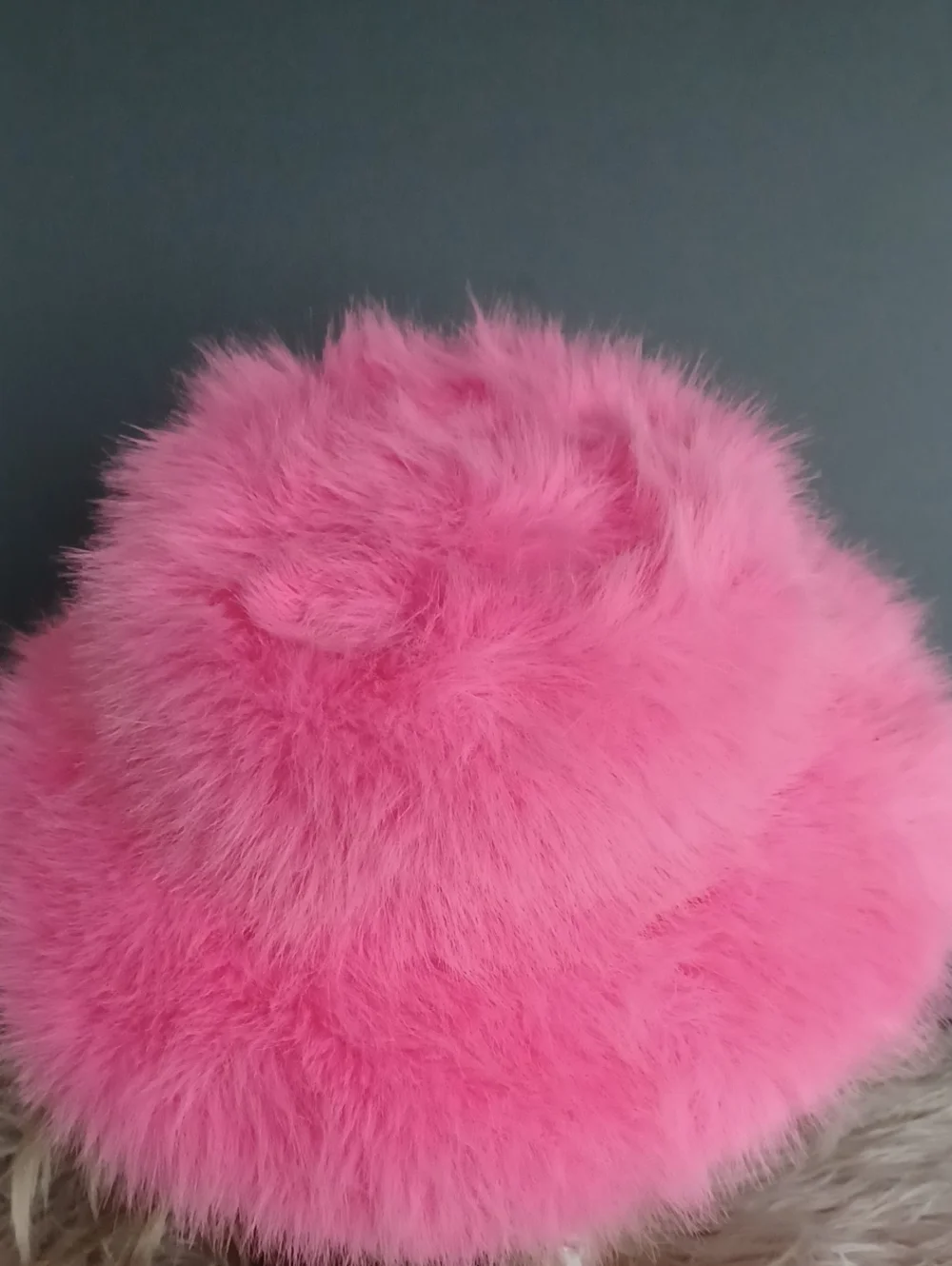 Hot Pink Fuzzy Winter Hat